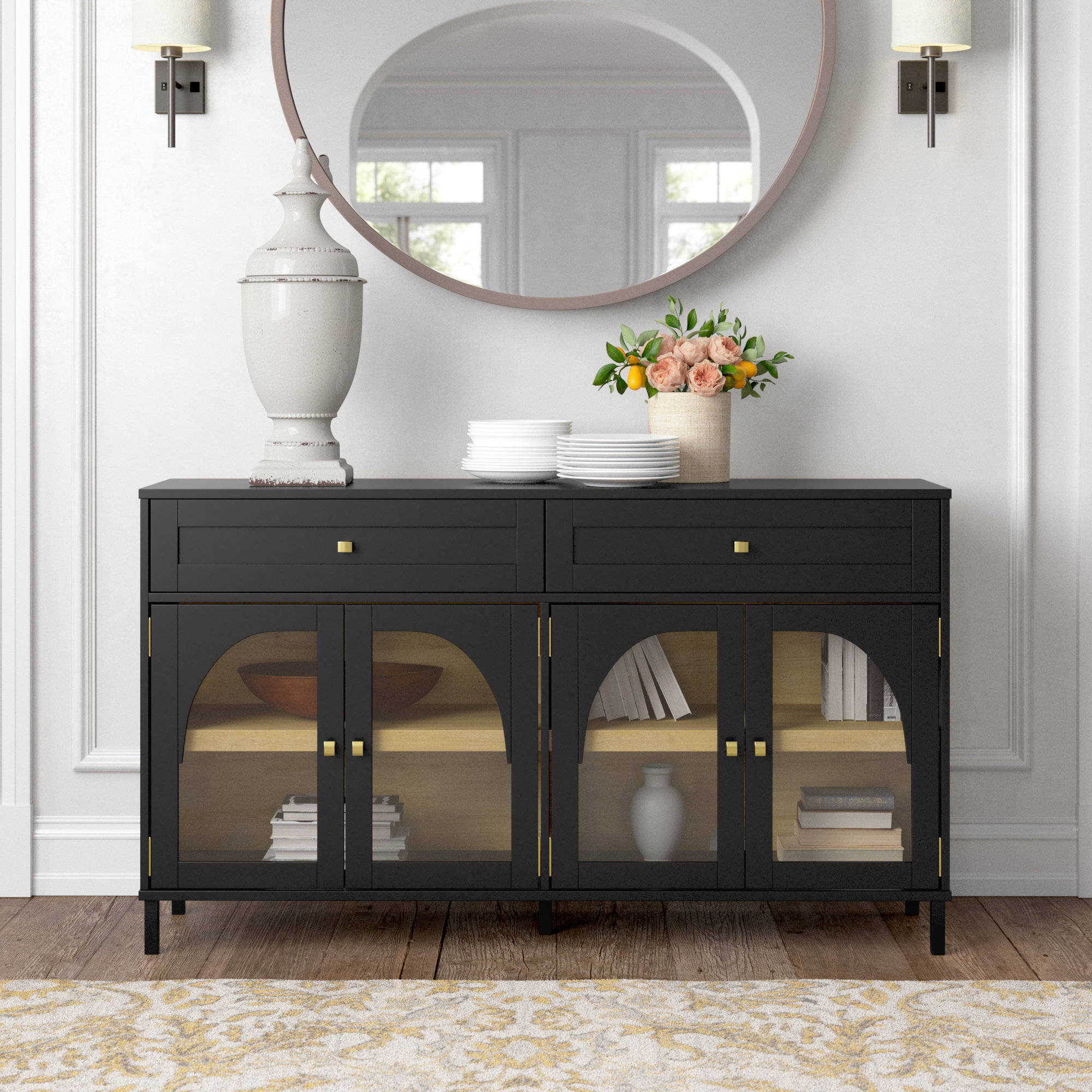 Kelly Clarkson Home Vick 56'' Wide 2 Drawer Sideboard & Reviews